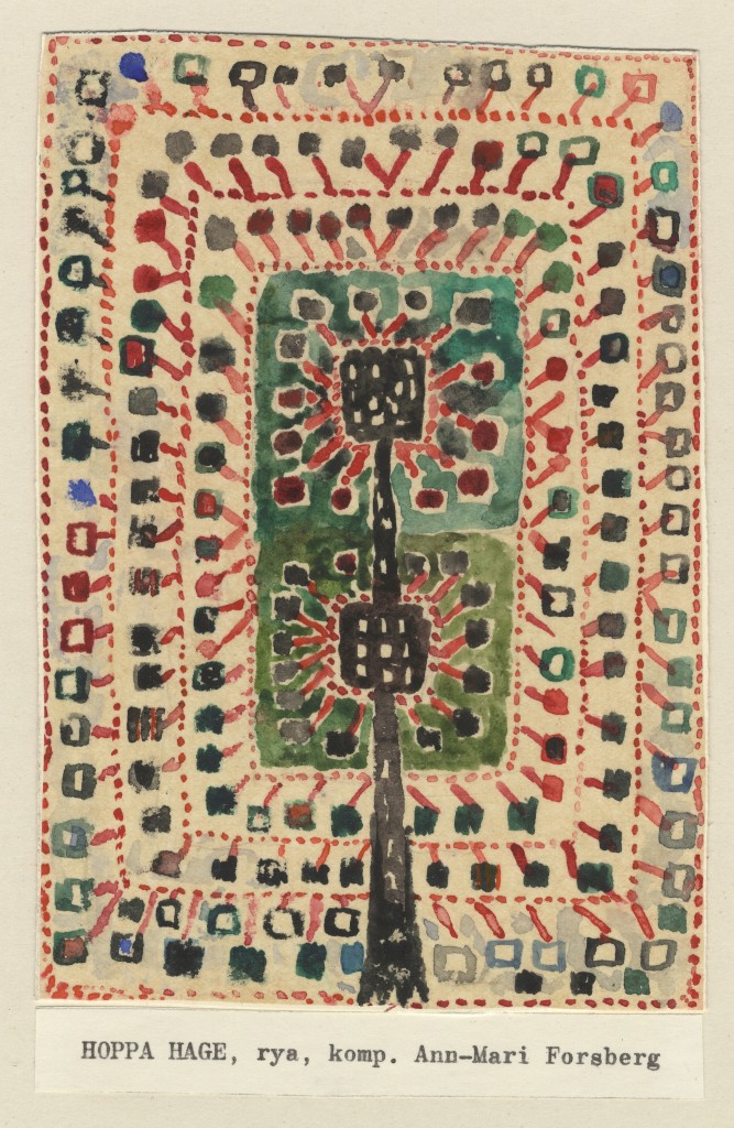 Hoppa hage, skiss rya