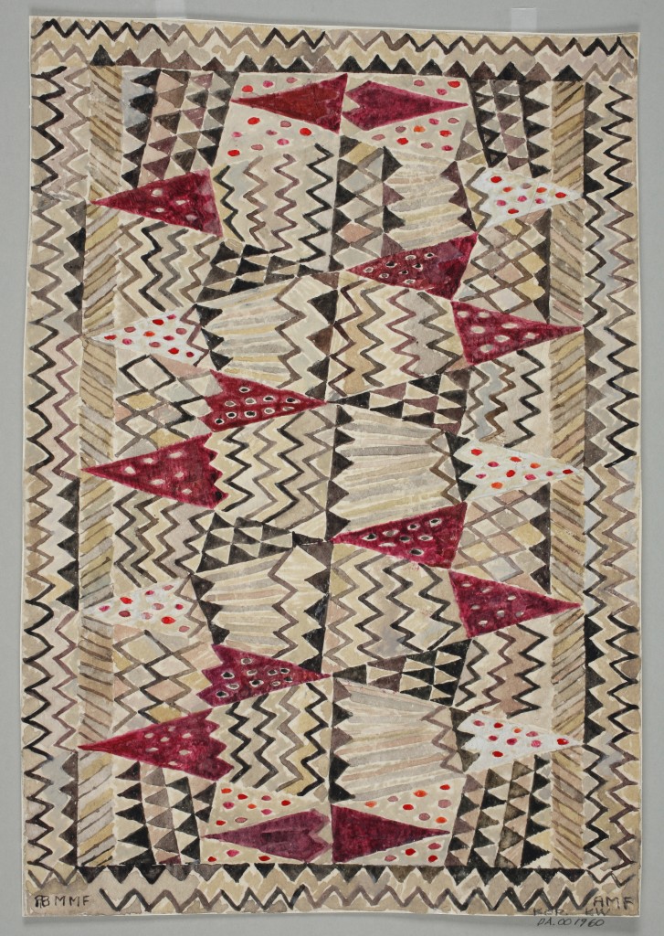 Surte, skiss rölakansmatta