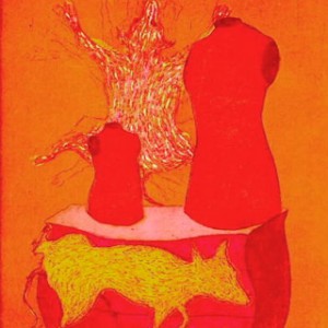 Ahmed Lea, Hyllning Till Dej, 1978, Etsning, 25x22cm