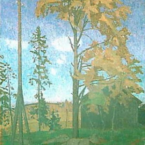 Timén Frans, Bergslagen, 1907, Olja på duk, 95x85cm