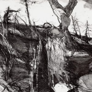 Rune Claesson, Hygge, Etsning 40x50cm