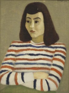 Axel Kargel, Exotisk flicka, olja på duk, 1949, 55x41 cm. Foto: Emelie Carlén