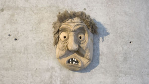 Mask från Kantonen Wallis, Schweiz, 1950/60-tal. Foto: Per Larsson