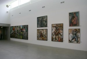 Verk från Rostock Kunsthalle från DDR-tiden. Foto: Per Larsson