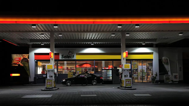 Urban Scene XII: petrol station