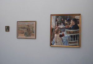 Ett urval ur Kalmar konstmuseums samling till Daniel Hoflunds installation. Foto: Torun Ekstrand