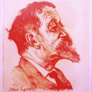 Albert Engström i rosa