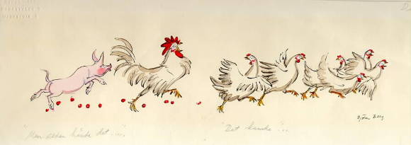 Emil i Lönneberga, illustration Björn Berg 1972